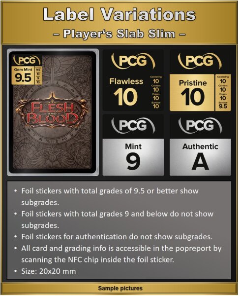 graded card label template Black Box Graded video game label template