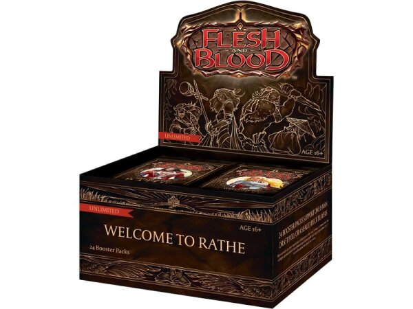 Flesh and Blood: Welcome to Rathe Unlimited - Booster Display EN (24 Packs)